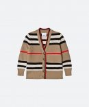 Stripe Cashmere Cardigan
